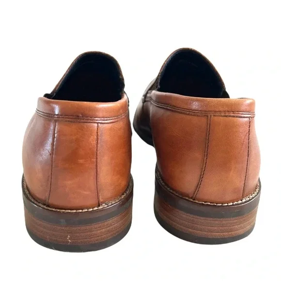 SOLD Cole Haan Genuine Leather Lenox Hill Venetian brown Loafers 9 - Picture 4 of 8